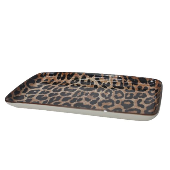 Leopard Print Side Plates