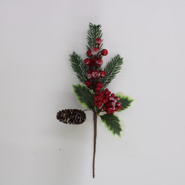 Artificial Berry Pinecone Pendant Twine Decorate Christmas Tree Accessories