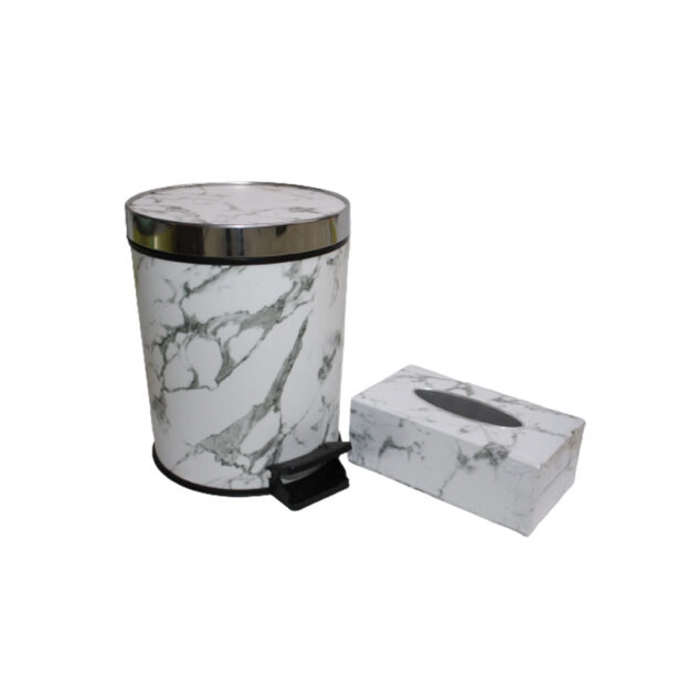 Stainless Pedal Dustbins With Free Serviette Holders