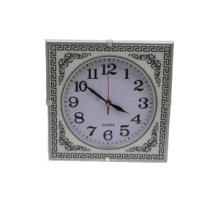 White Square Wall Clock