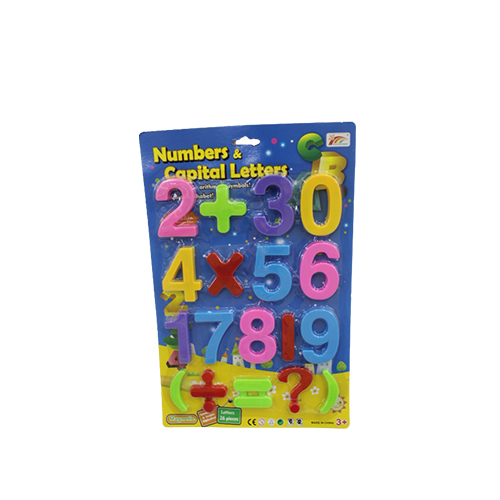 Magnetic Numbers and Capital Letters