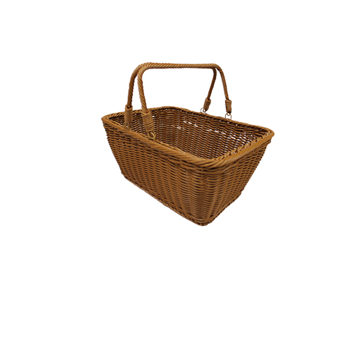 Wicker Basket With Handle