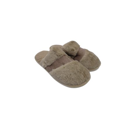 Ladies Fluffy Closed-Toe Slippers size 39/40