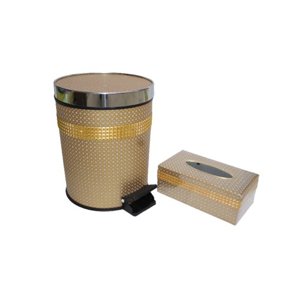 Stainless Pedal Dustbins With Free Serviette Holders