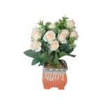 Artificial Flower in a Ceramic Pot