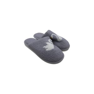 Ladies Fluffy Closed-Toe Slippers size 39/40