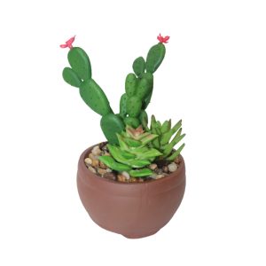 Artificial Succulent plants in a Ceramic Pot