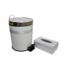 Stainless Pedal Dustbins With Free Serviette Holders