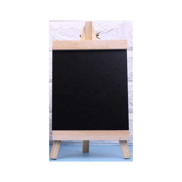 Wooden Chalkboard with Easel