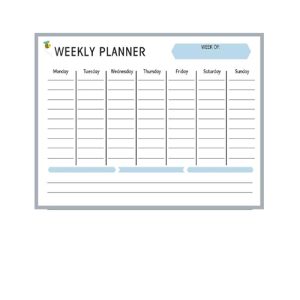 Magnetic Weekly Planner