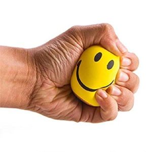 Smiley Face Squeeze Spongy Ball