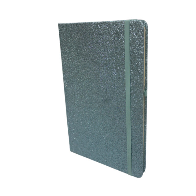 Sparkling Notebook with Elastic Band A5