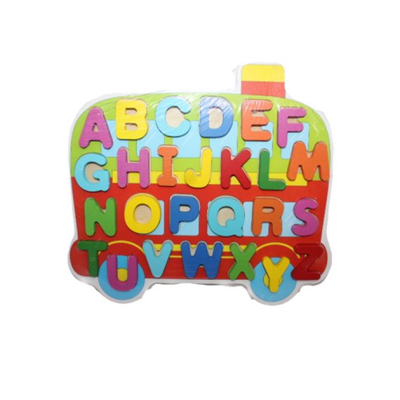 Wooden Capital Letters ABC Learning Blocks