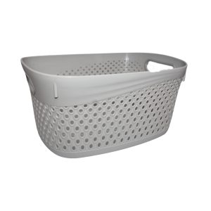 Plastic Storage Basket With Holes 34x24x15 cm