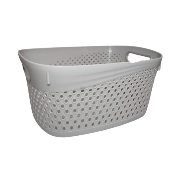 Plastic Storage Basket With Holes 28x20x12 cm