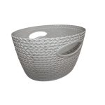 Oval Plastic Basket 30 x 19 x 14 cm