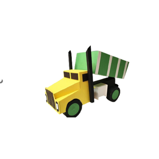 Dumper Truck DIY Paper Craft Toy Kit