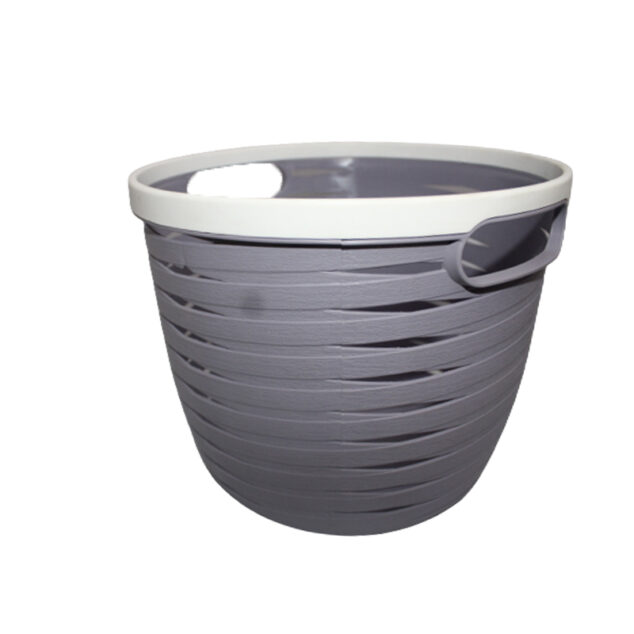 Round Plastic Basket (30cm diameter by 26cm height)