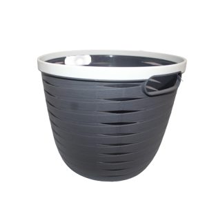 Round Plastic Basket (24cm diameter by 20cm height)