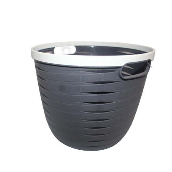 Round Plastic Basket (30cm diameter by 26cm height)