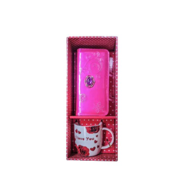 Ceramic Valentine’s day Gift coffee Mug With Purse