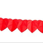 3M Red Love Hearts Paper Garland