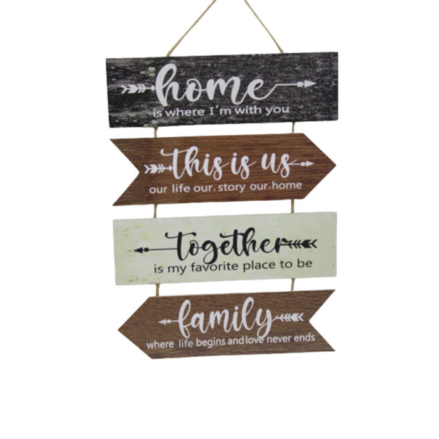 Wooden Wall Hanging Sign Board