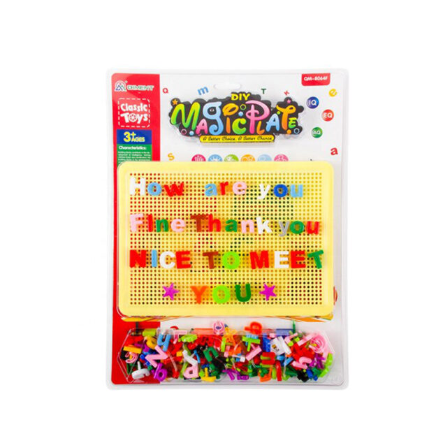 Alphabet Board ABC Letters Peg Toy