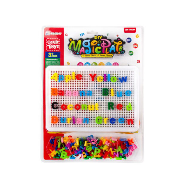 Alphabet Board ABC Letters Peg Toy