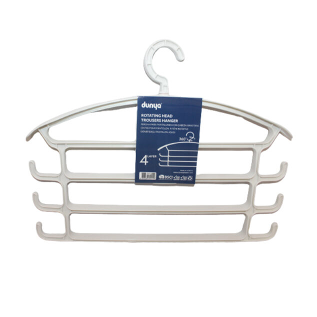 4 Layer Rotating Head Trousers Hangers