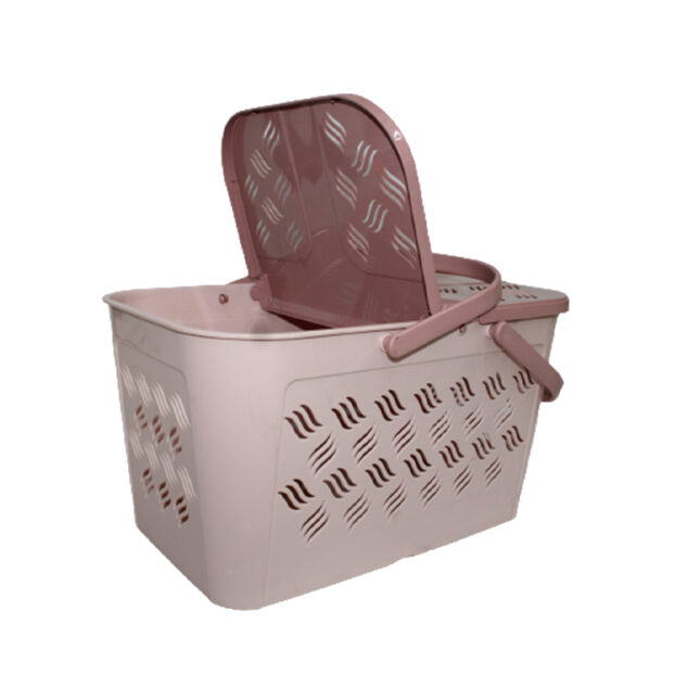 Plastic Lunch Basket with Lid for Office, Home and Picnic Use