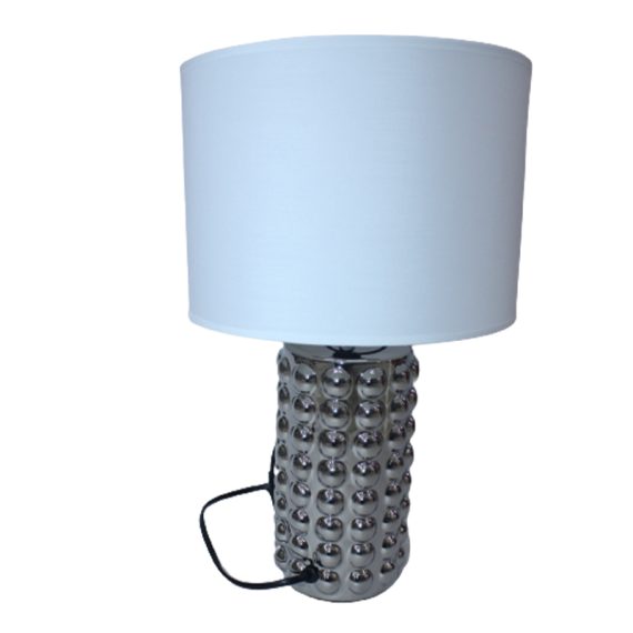 Silver Grey Table Lamp