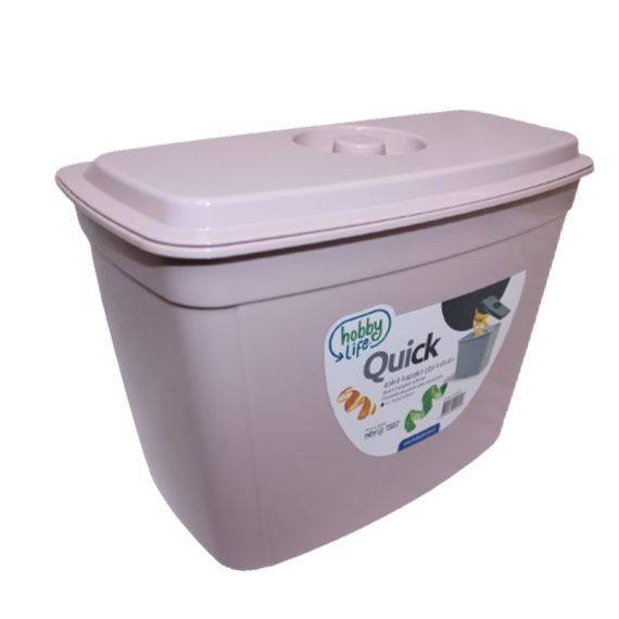 Plastic Hanging Bin with Lid