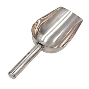 Plastic Silver Scoop