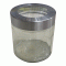Glass Storage Jar with lid (medium)