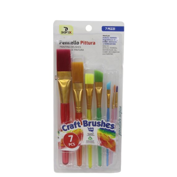 6Pcs Colorful Paint Brush