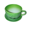 Teacup & Saucer Ceramic Planter