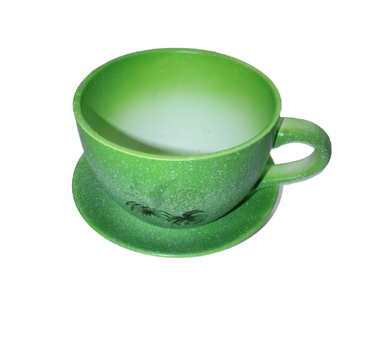 Teacup & Saucer Ceramic Planter