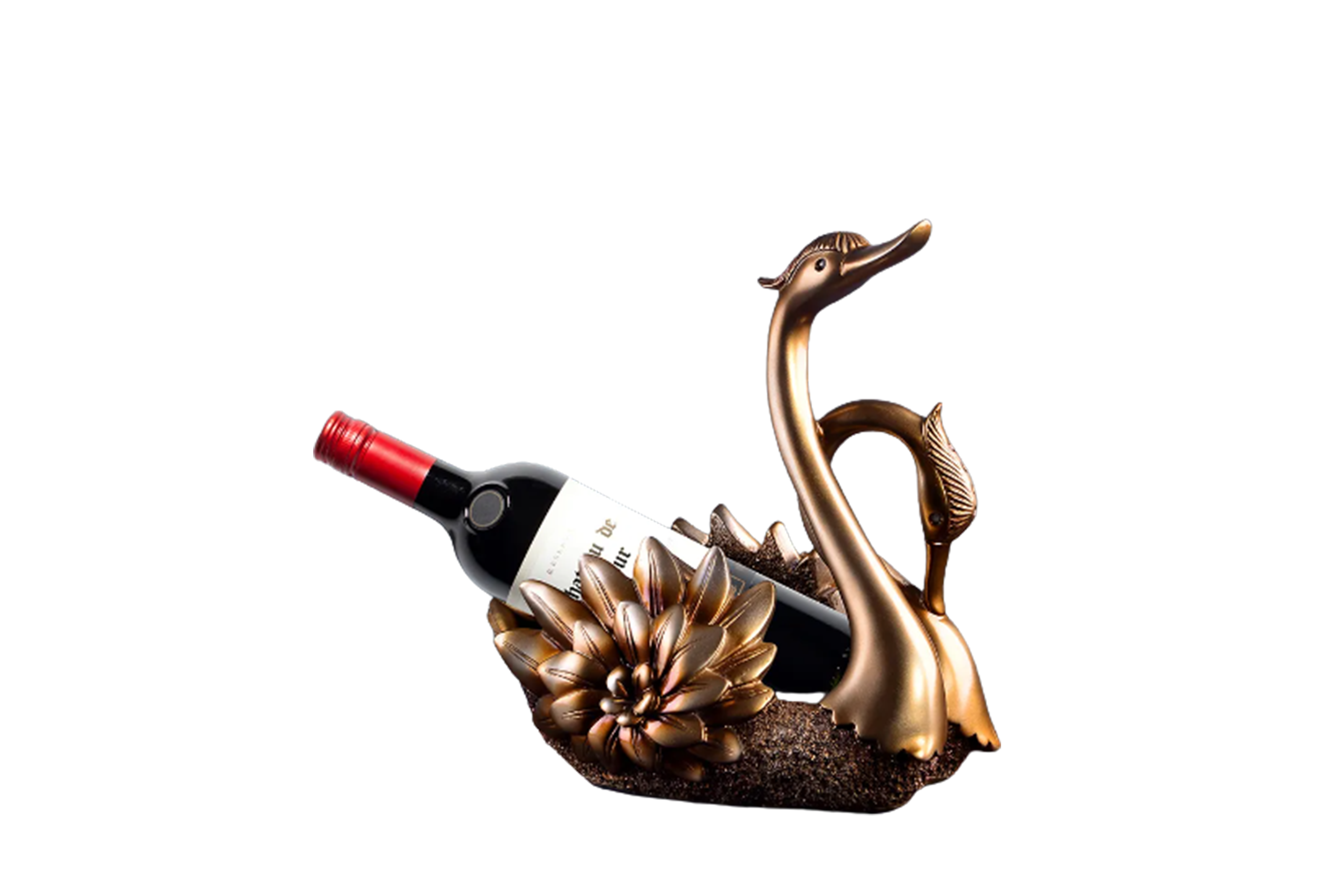 Executive Duck Sculpture Wine bottle holder