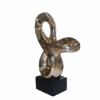 Decor Sculpture Abstract Chrome