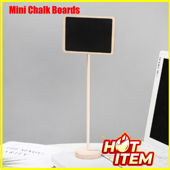 Wooden Chalkboard with Easel