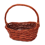 Oval Brown Storage Basket