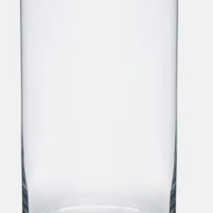 Cylindrical Clear Vase