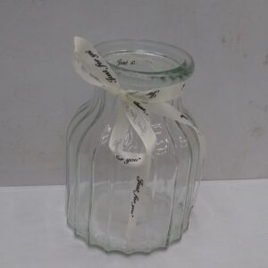 Clear Glass Vase