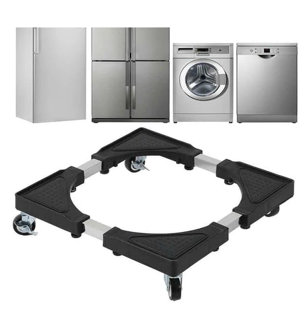 Multifunction Movable Washing Machine Base Fridge Stand Holder Refrigerator Trolley (RACK)