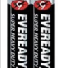 Eveready Battery (AA) Super Heavy Duty 2 Pieces
