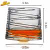 Spinning Whiskey Glass