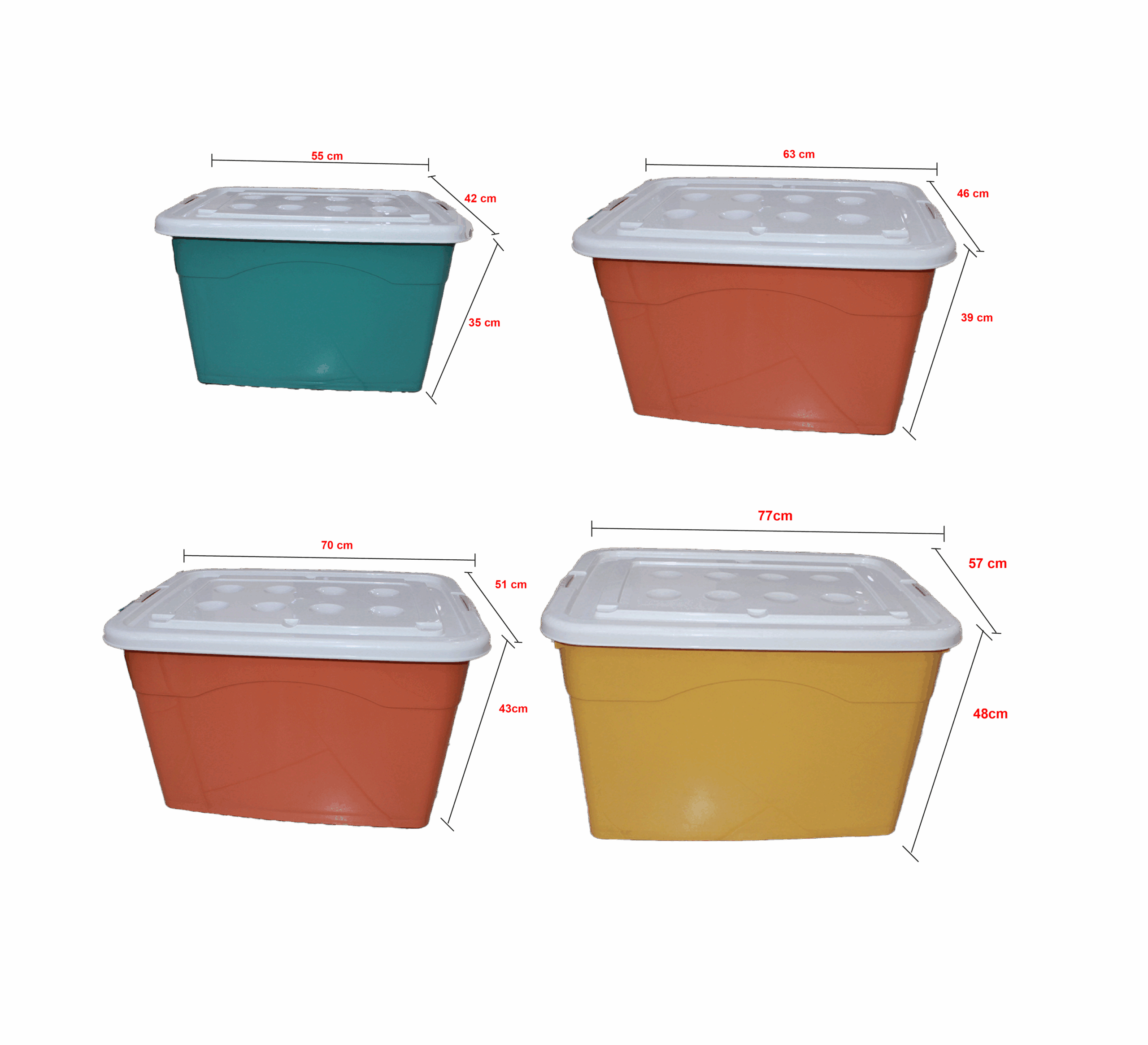 Large-Capacity Plastic Storage