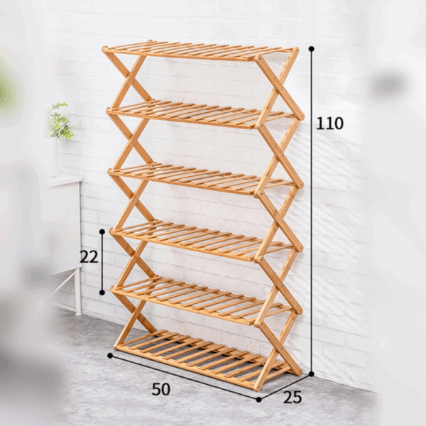 Bamboo Shoe Rack