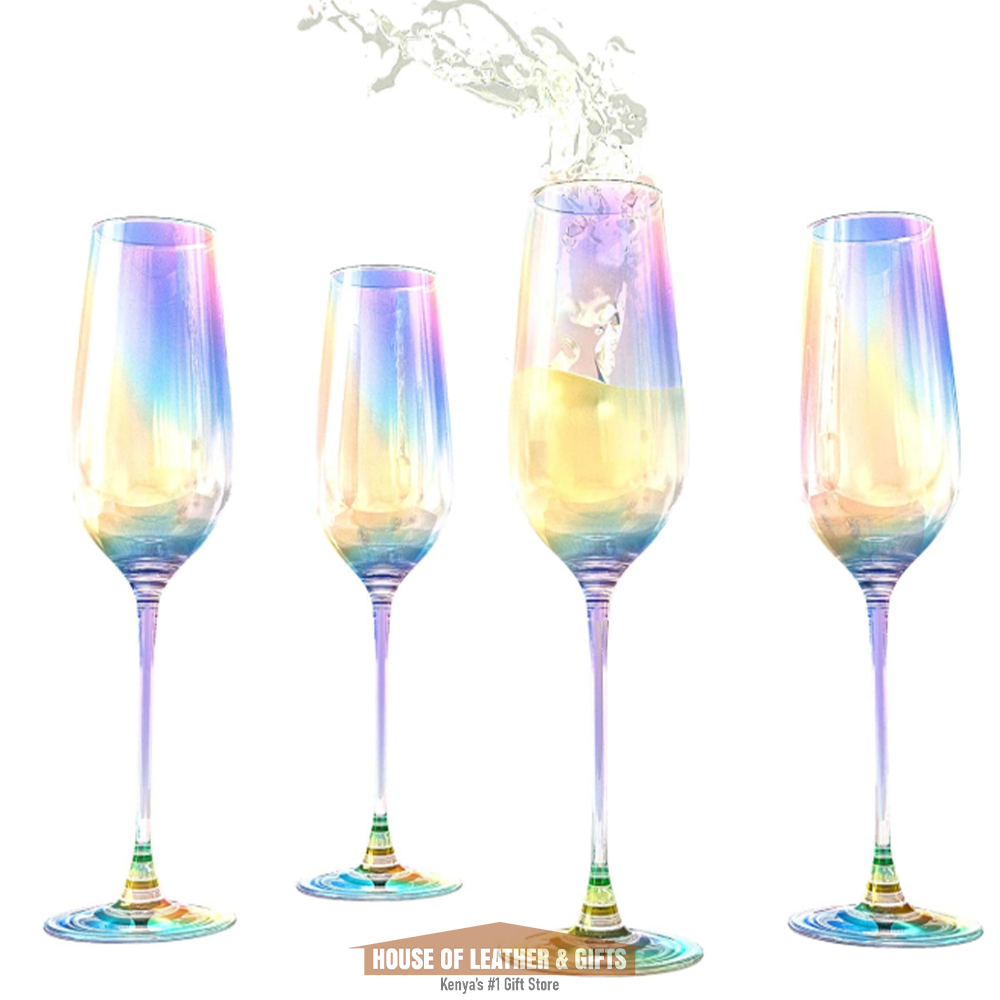Multicolored wine Glass(ppc)